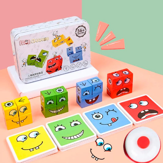 Juego Cubos de Expresiones + Campana